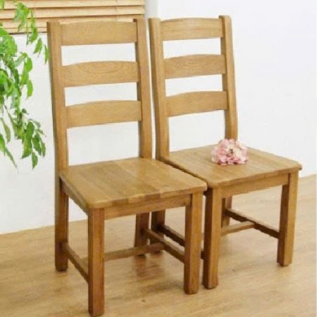 Chunky1m2 : Bàn Ăn Gỗ Sồi 1m2 + 4 Ghế ( 3N - Mặt Ghế Gỗ )